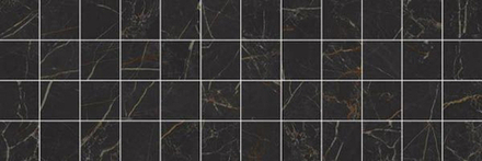 Декор Royal мозаичный чёрный MM60074