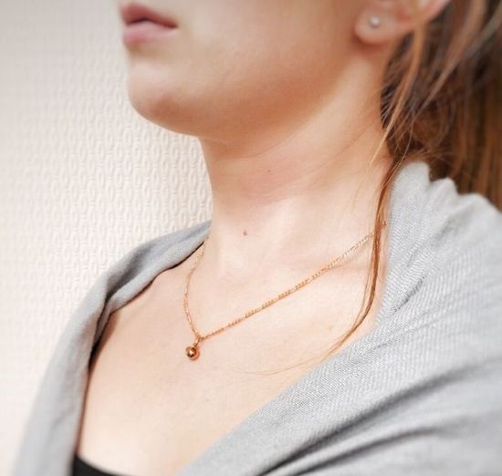 Подвеска "Слезка". Образы внутри: Матронушка и Ангел Хранитель. Позолота._3