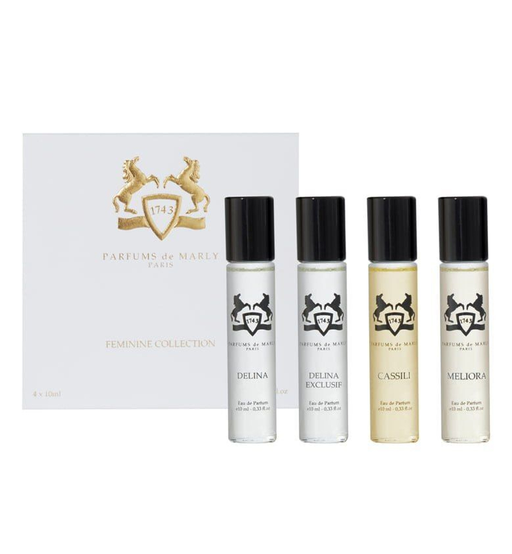 PARFUMS DE MARLY Парфюмерный тревел-набор женский Feminine Discovery Set 4х10мл