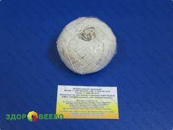 Шпагат хб белый клубочек 100 м