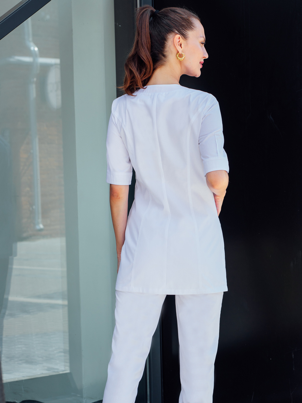 Медицинская блуза женская на лето Медис Бл-374