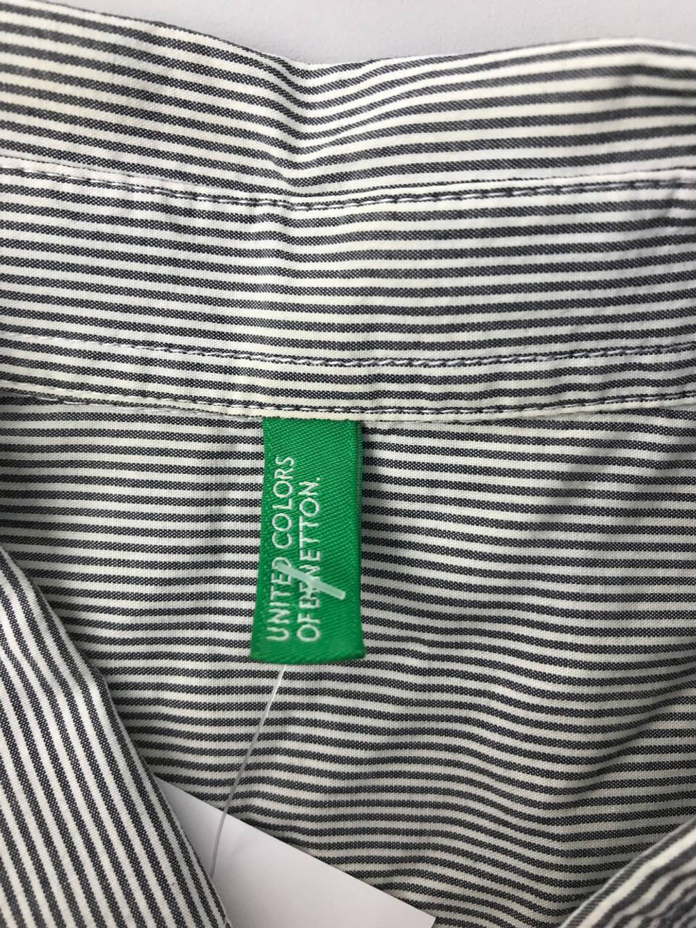Рубашка Benetton в полоску 42 размер