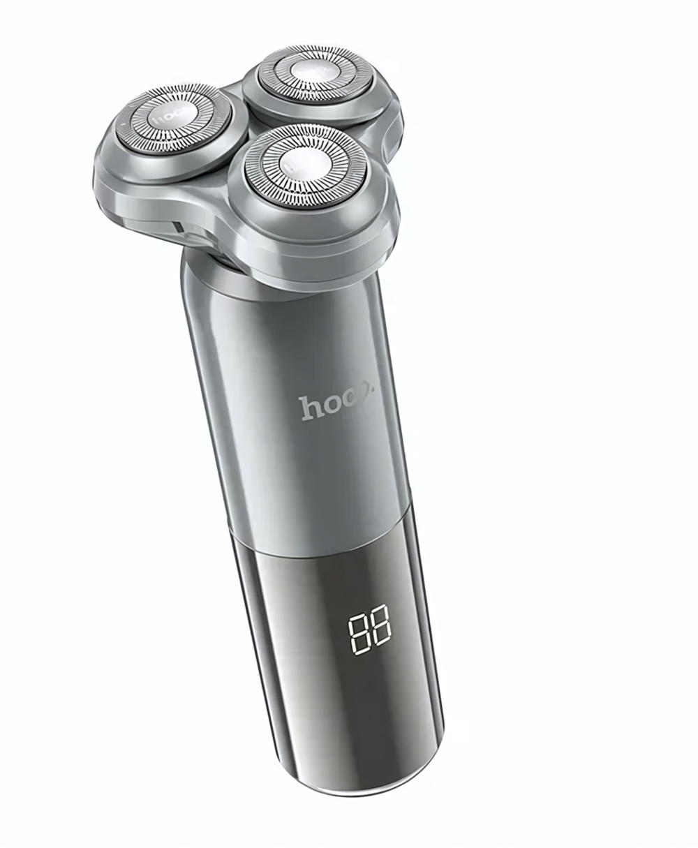 Машинка для бритья HOCO HP35, 3200 об/мин, 600mAh, три лезвия, дисплей Black