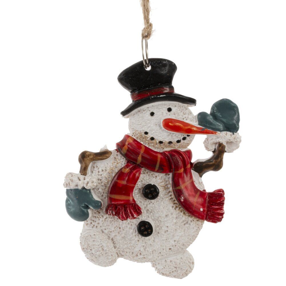 GAEM Изделие декоративное подвесное "Снеговик", L6,5 W1,5 H8,5 см, 4в.