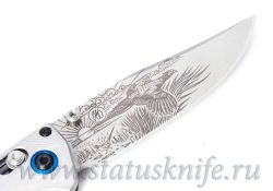 Нож Benchmade 15085-2204 Mini Crooked River Pheasant LE Artist Seriesфотография - 6