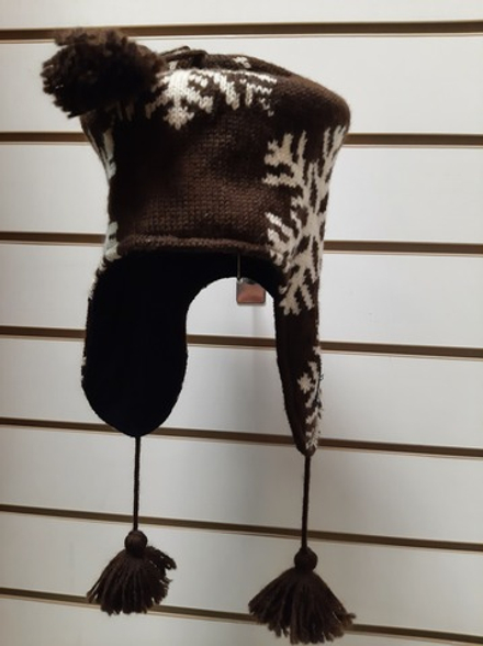 Шапка Dale of Norway Snowflake Wool Hat, артикул 4058, цвет Коричневый (R)