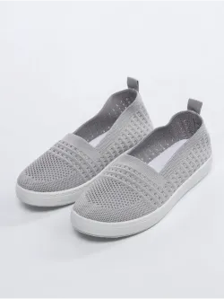 Мокасины летние текстильные