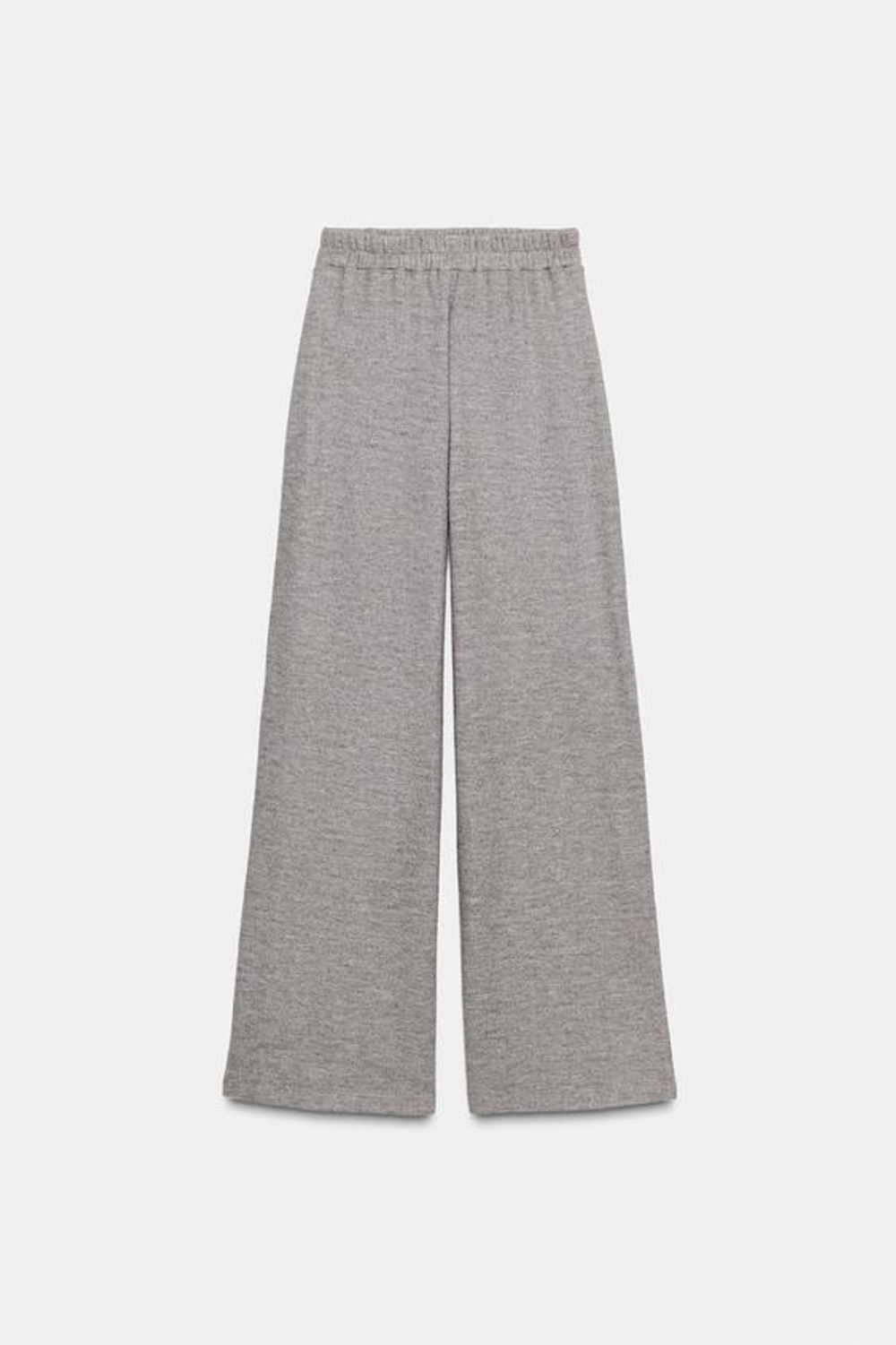 ZARA ШИРОКИЕ БРЮКИ ИЗ МЯГКОЙ ТКАНИ, МЫШИНО-СЕРЫЙ
