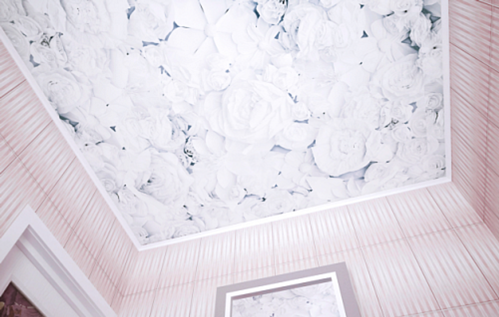 Потолочная панель 3D Panda Цветы