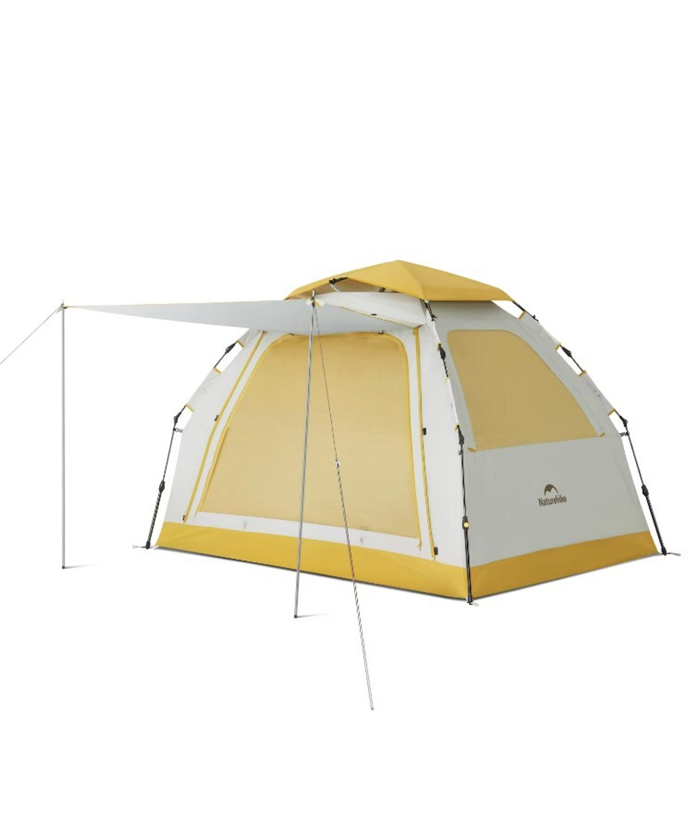 Палатка Naturehike Ango ES60 3-местная, быстросборная, желтая