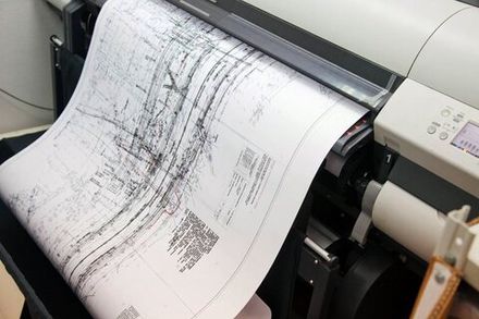 Широкоформатная черно-белая печать