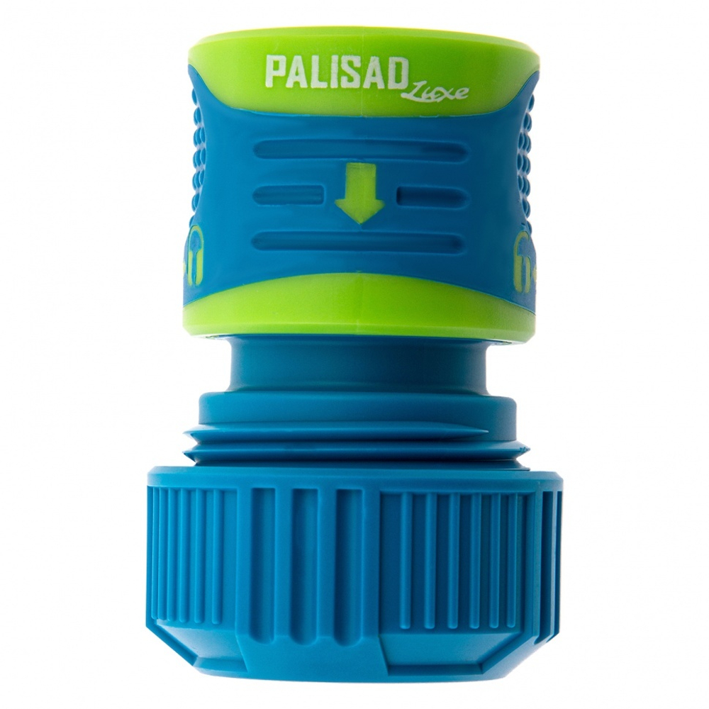 Соединитель для шланга 3/4 двухкомпонентный Palisad Luxe