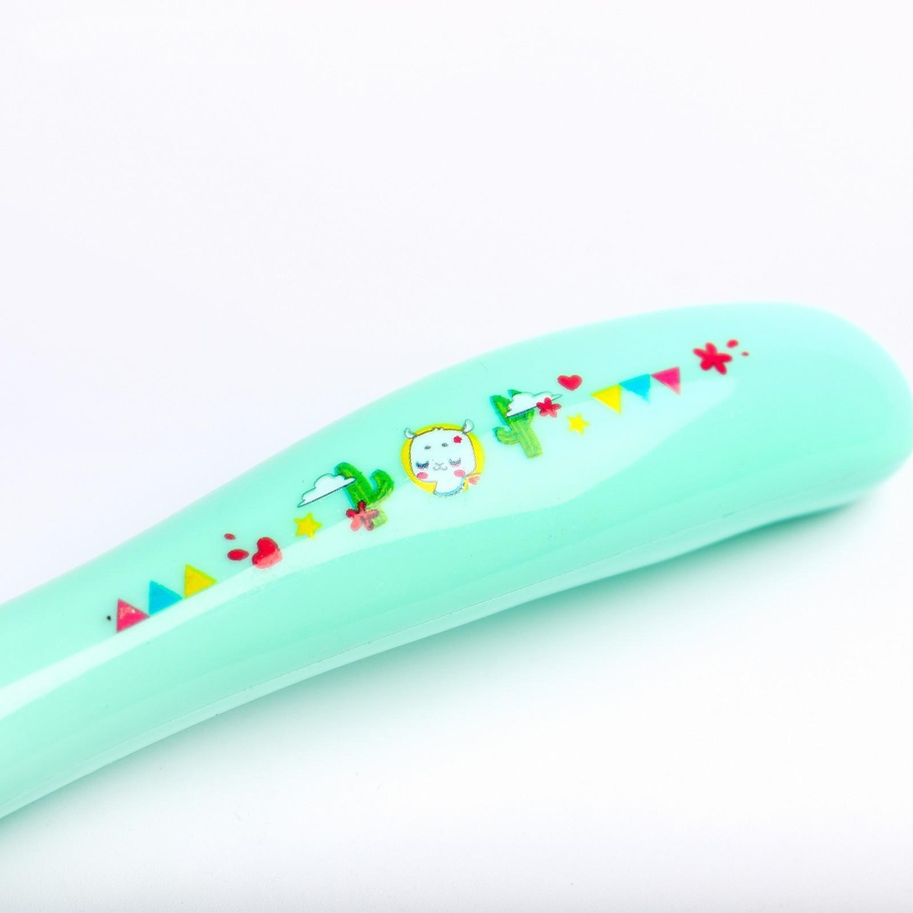 4994089 Детская силиконовая ложка «ТРЕНД. Лама»