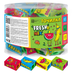 Точилка 1отв. 2,8х1,8х1,2см. "Fresh mix" ассорти (Феникс+)