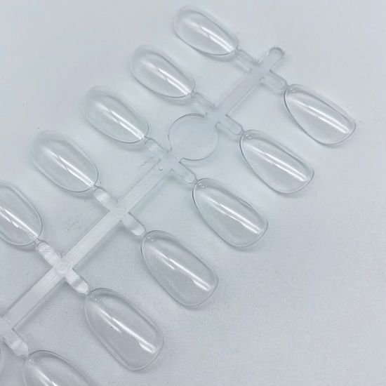 Типсы для демонстрации отрывные "Овал" 19 мм прозрачные