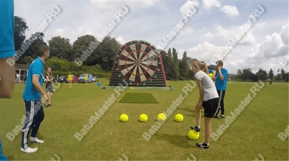 Надувной герметичный дартс «Стандарт» диаметр 4 м, размер 4×1,5×4 м