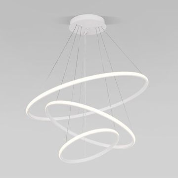 Подвесной светодиодный светильник с пультом управления 90264/3 белый Collars Eurosvet