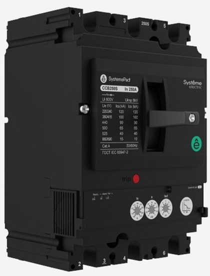 Автоматический выключатель в литом корпусе Systeme Electric SPC400N40023L3DF
