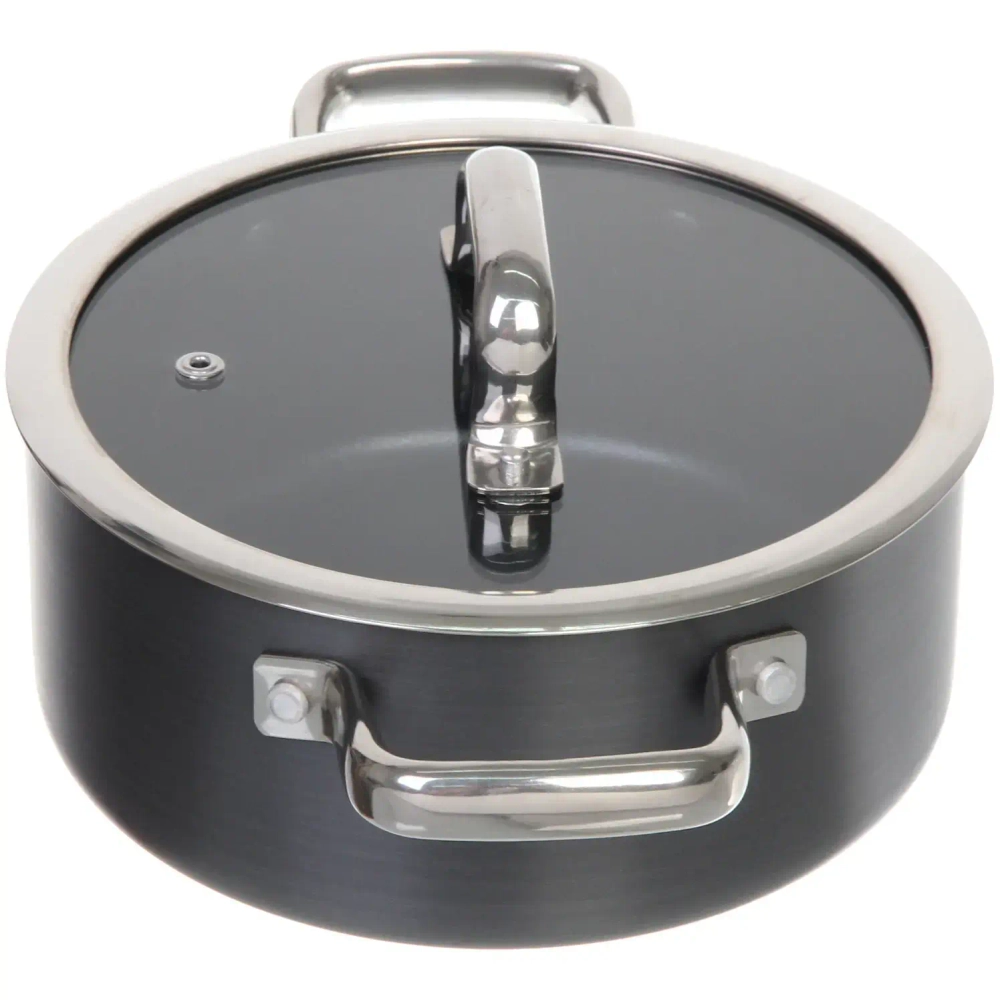 Кастрюля «ENERGY» 2,6 л, стеклянная крышка