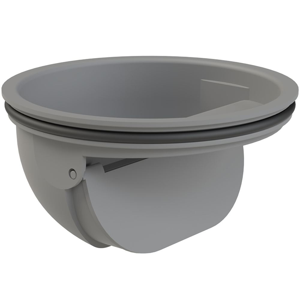 ТП-310.1PN Трап регулируемый вертикальный с прижимным фланцем с чугунной решеткой 110/75/50