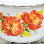 Кастрюля 5,5л "Пионы"