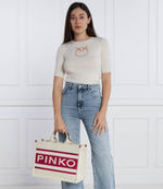 Сумка через плечо SHOPPER CANVAS RICICLATO + STA Pinko - кремовый(101964 A17K)