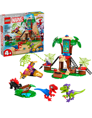 Конструктор Лего Марвел Битва рапторов Спайди и Гобби | LEGO Marvel Spidey vs Gobby Raptor Battle 11200 (4+)
