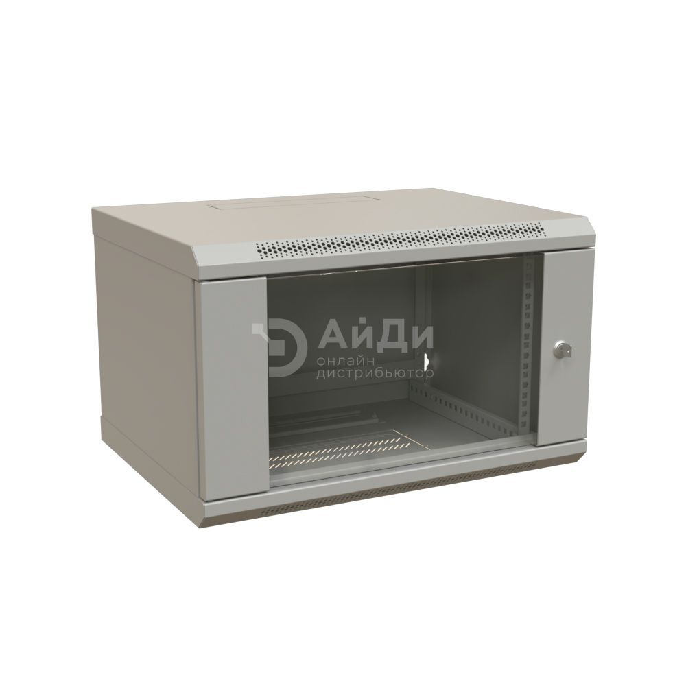 Шкаф телекоммуникационный настенный WRline WR-TW-0945-GP-RAL7035