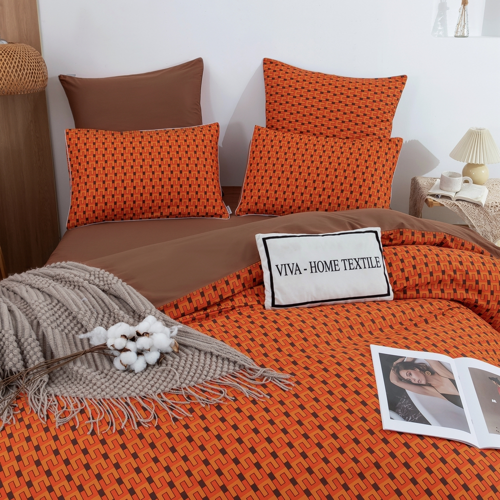 Комплект постельного белья Сатин Элитный на резинке CPLR041