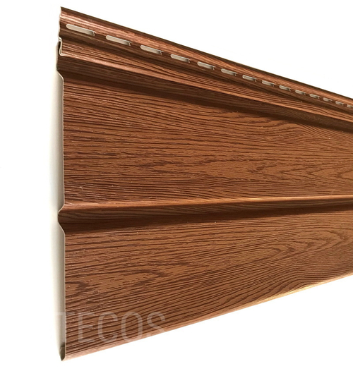 САЙДИНГ «TECOS LUX» ПОД ВАГОНКУ  Итальянский орех