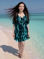 Купальник-платье слитный большой размер