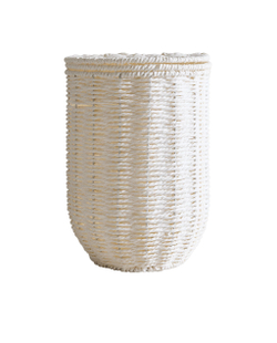 Zara Home Корзина из металла, цвет белый, 31 см