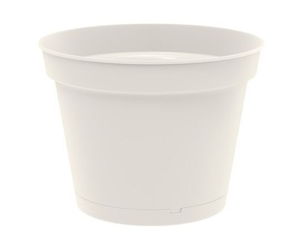 Горшок д/цветов Mint D240мм, 5л с поддоном (светло-бежевый), 221612125