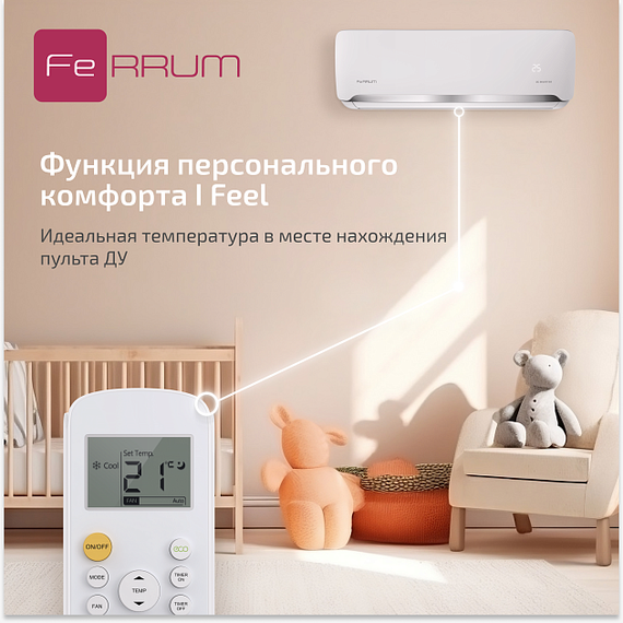 Инверторная система кондиционирования FeRRUM Force Full DC iFIS18F2С/iFOS18F2С — (1)
