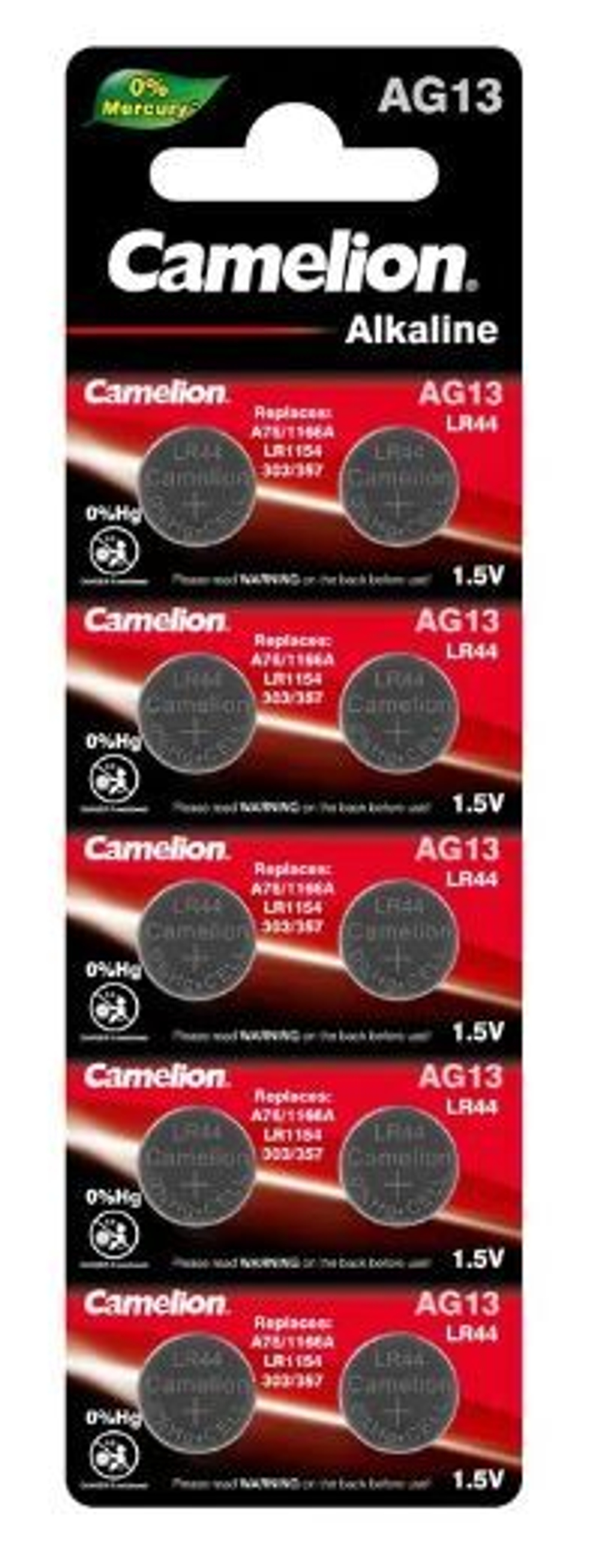 Camelion AG13 уп.100 BL-10_357 SR-44 / 3600