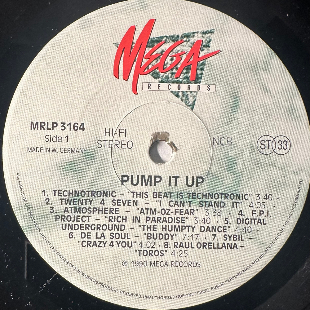 Сборник Pump It Up (Германия 1990г.)