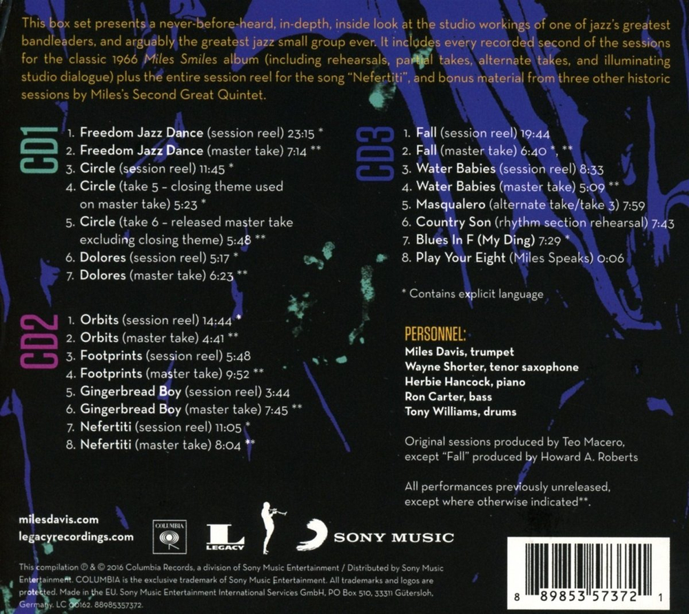 The Miles Davis Quintet / Freedom Jazz Dance - The Bootleg Series, Vol. 5 (3CD)