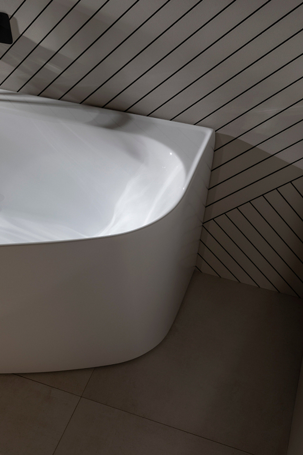 Акриловая ванна Allen Brau Priority 5 В 160x78 2.31005.21B белый матовый