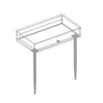 Консоль с ящиком "Лорэн" на ножках