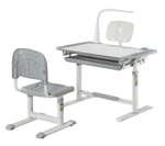 Комплект растущей детской мебели Cubby Lupin парта + стул + выдвижной ящик + подставка + лампа