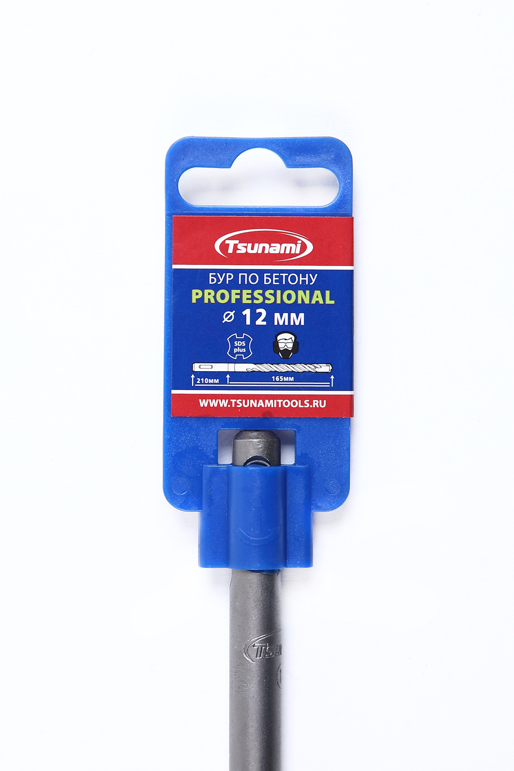 Бур по бетону 12х210/165 SDS-plus PROFESSIONAL TSUNAMI
