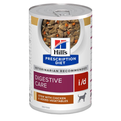 Hill's Canine i/d 354 г (курица с овощами, рагу) - диета консервы для собак с проблемами ЖКТ