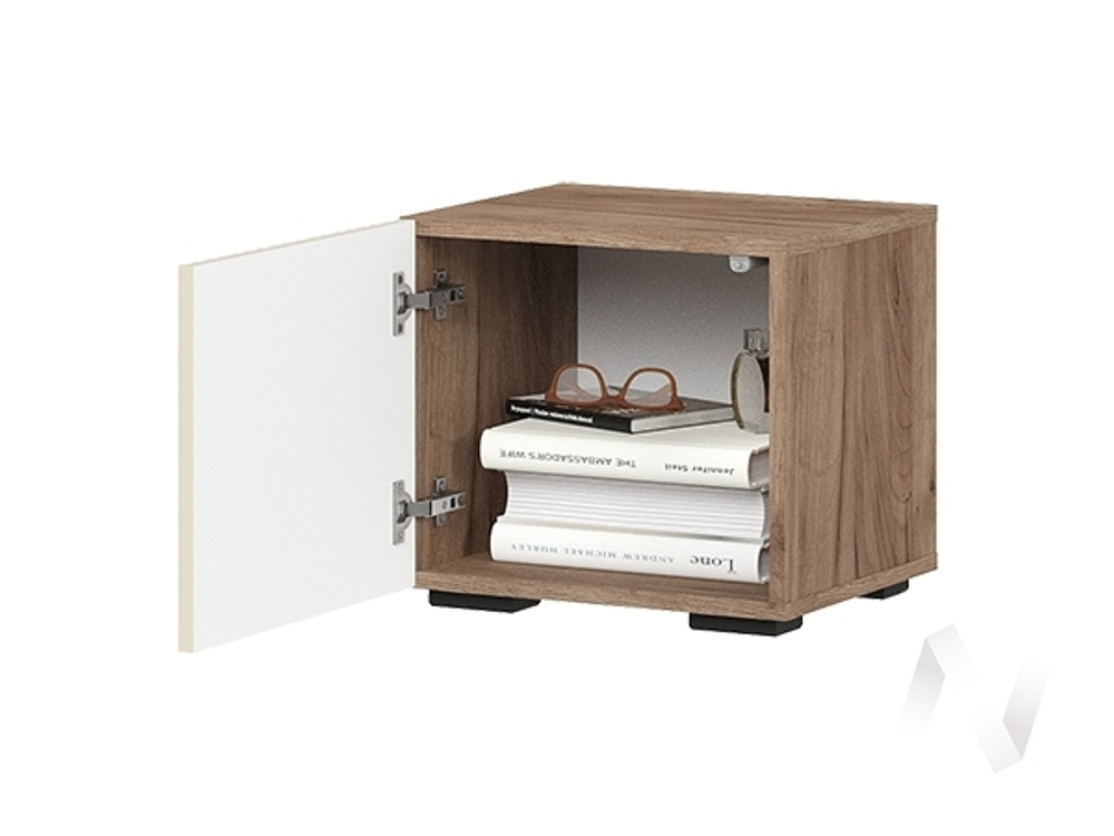 Тумба прикроватная ТБ 01 МС Соната (дуб крафт табачный/кашемир)