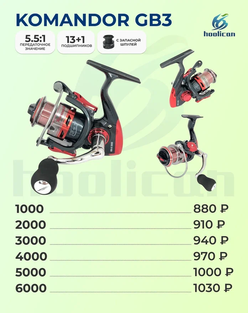 КАТУШКА KOMANDOR GB3 1000