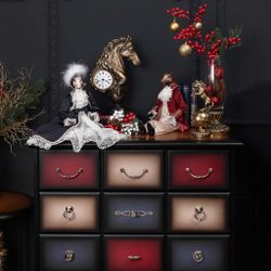 Комод "Пандора"- 4 с 4 ящиками Орех Mix