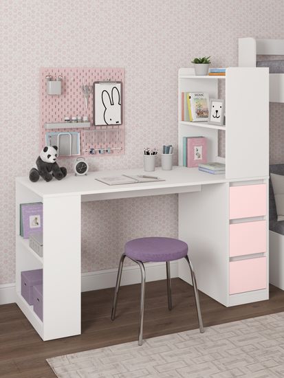 белый / розовый кварц