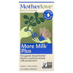 Motherlove, Грудное вскармливание, More Milk Plus, 120 жидких капсул