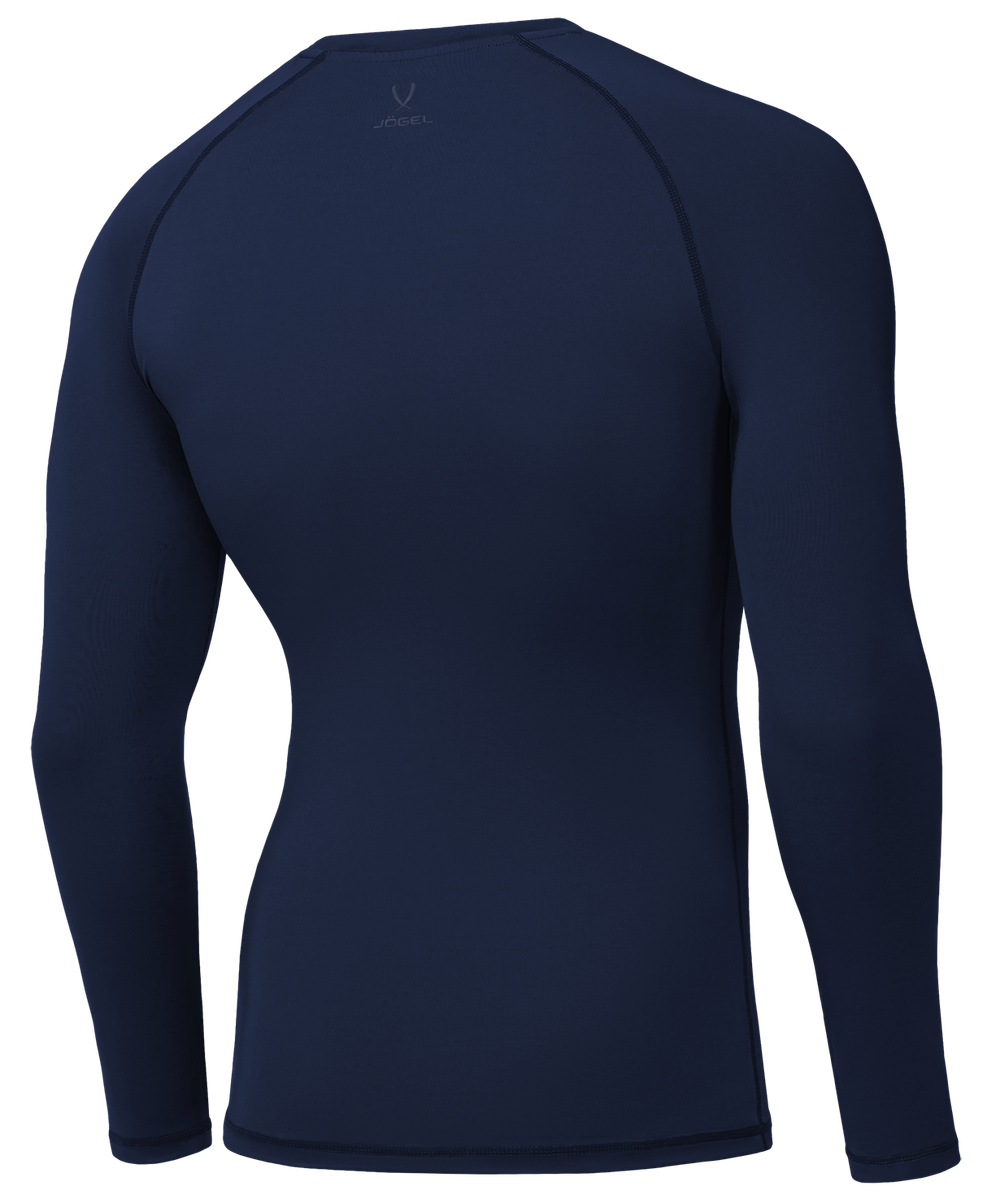 Футболка компрессионная с длинным рукавом Jögel PerFormDRY Baselayer Tee LS 2, темно-синий