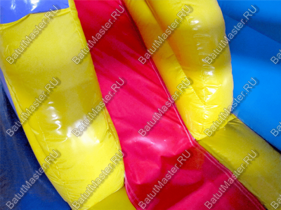 Коммерческий батут "Белый клык" с механизированной головой, размер 6*6*4 м