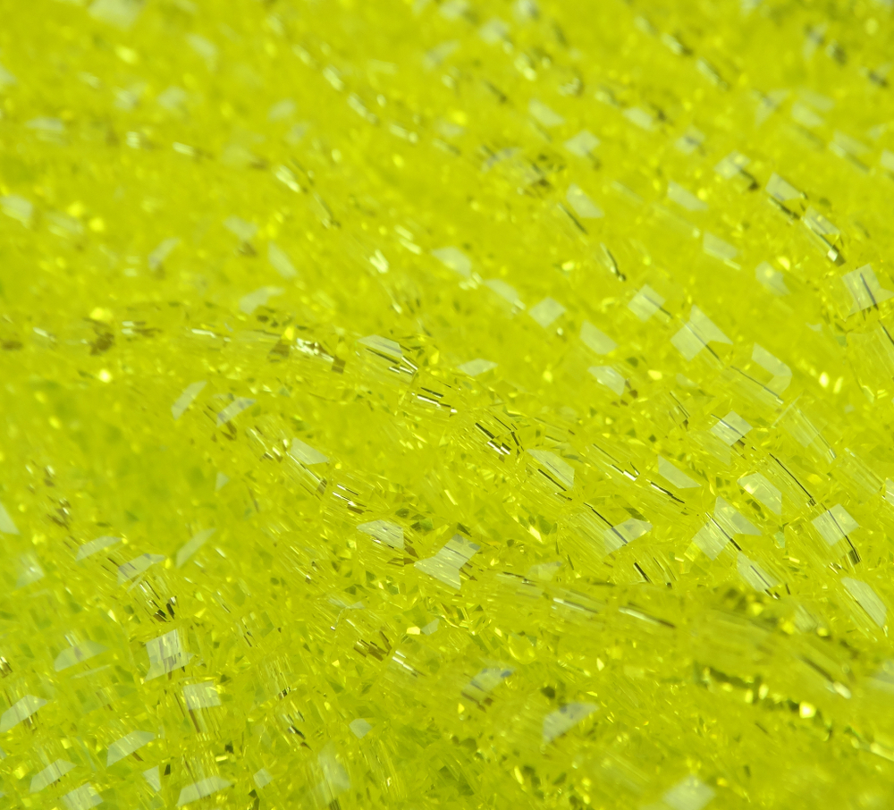 БВ006НН4 Хрустальные бусины квадратные, цвет: желтый, размер 4 мм, кол-во: 44-45 шт.